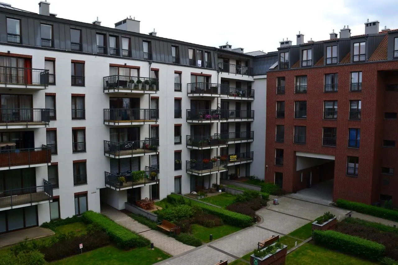 Apartamenty Centrum Nad Motlawa Z Widokiem Na Patio Z Balkonem Danzig Apartment