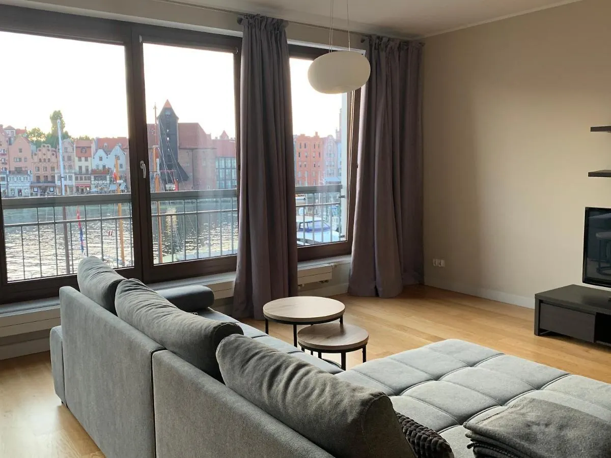 Apartamenty Centrum Nad Motlawa Z Widokiem Na Patio Z Balkonem Danzig 0*,  Polen